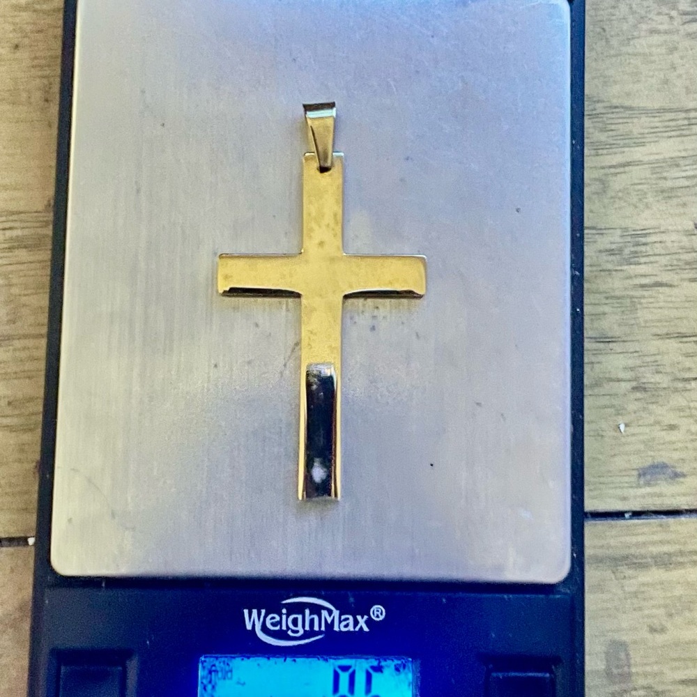 Gold Cross Pendant 10 karat gold